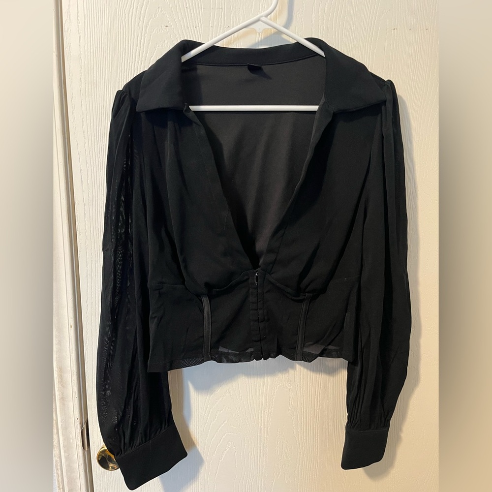 🪆5/$25🪆SHEIN half shirt- sexy woman’s size 3XL